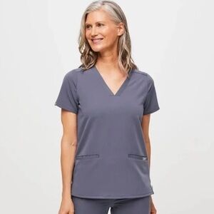 FIGS Casma Scrub Top S Space Navy